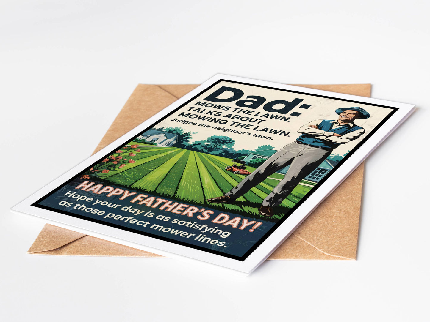 Lawn Dad- Father's Day Card