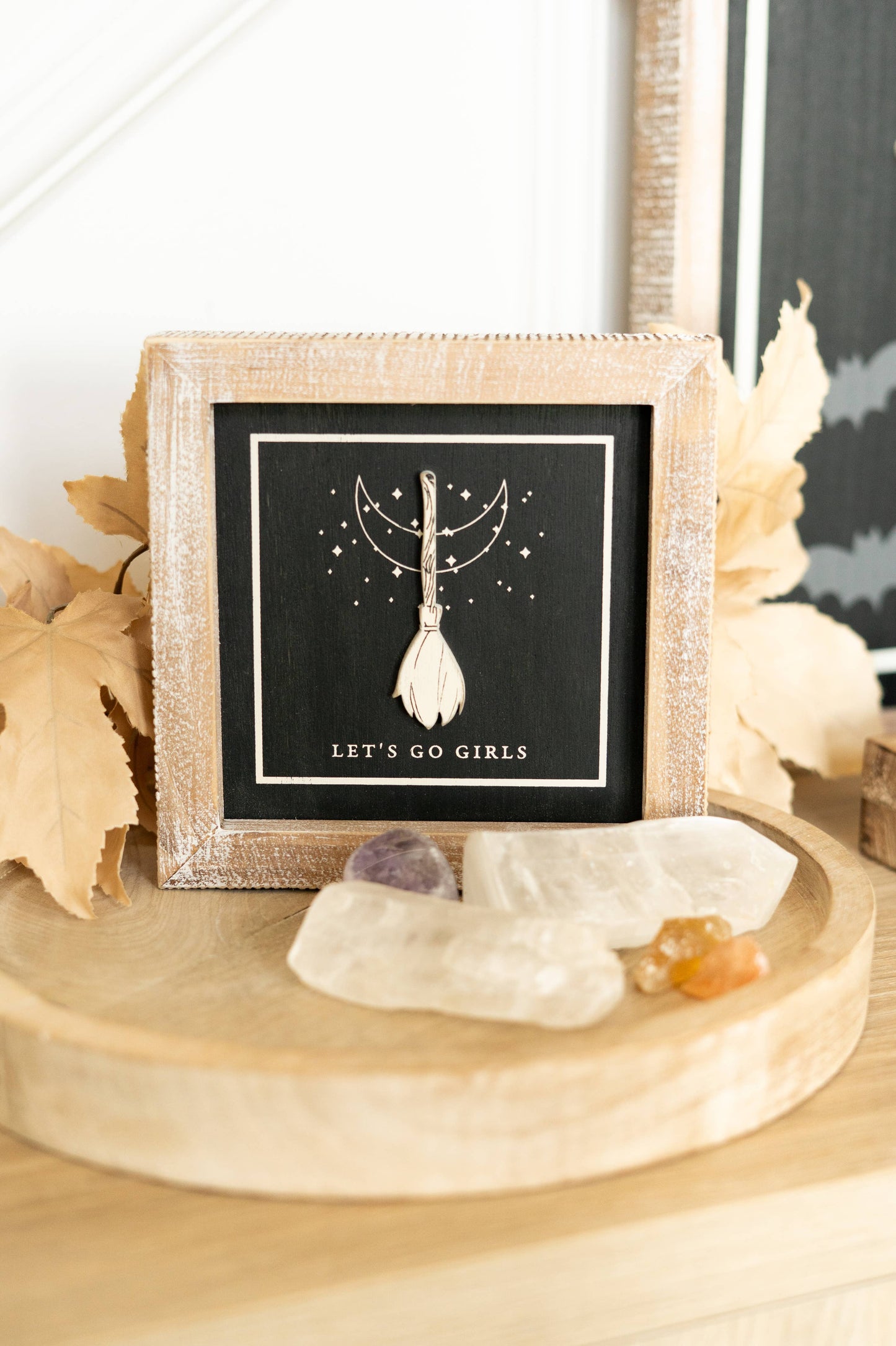Broom/Pie Reversible Sign