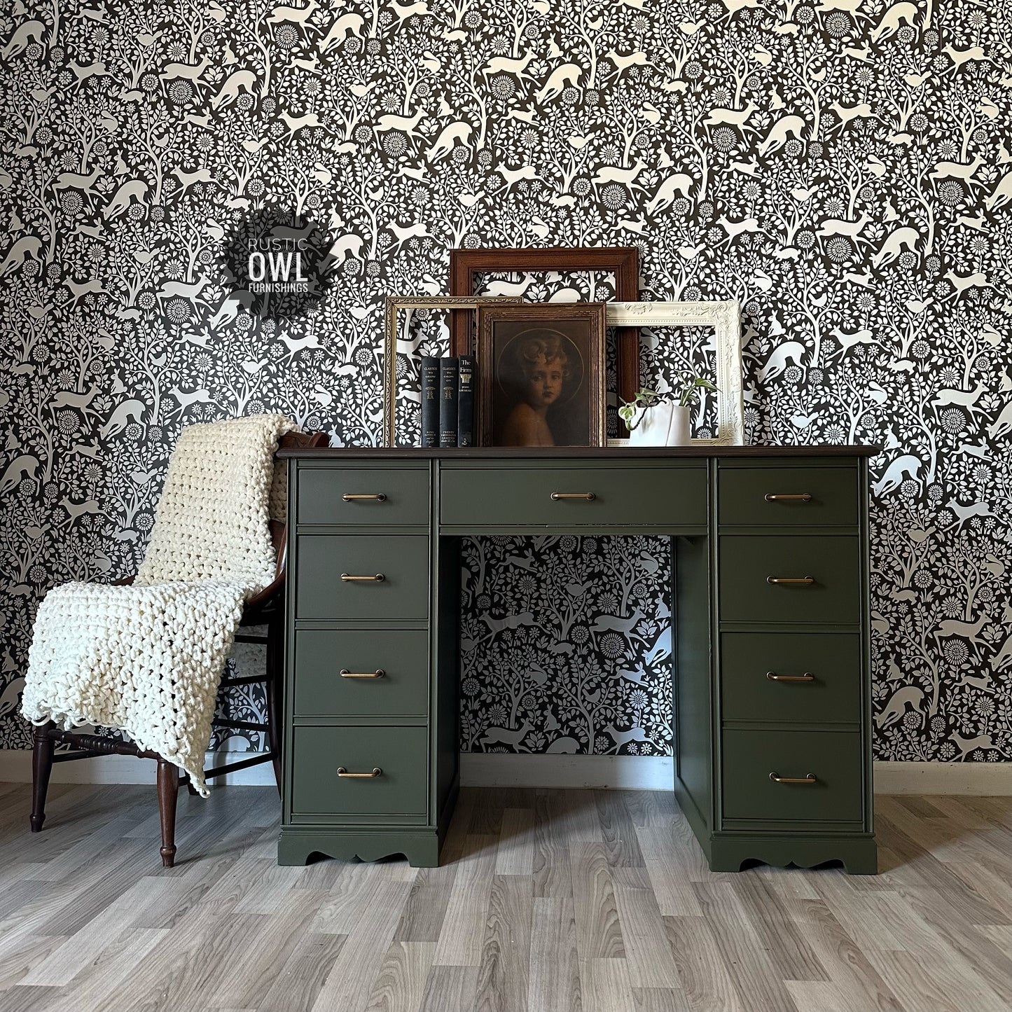 Vintage Executive Desk