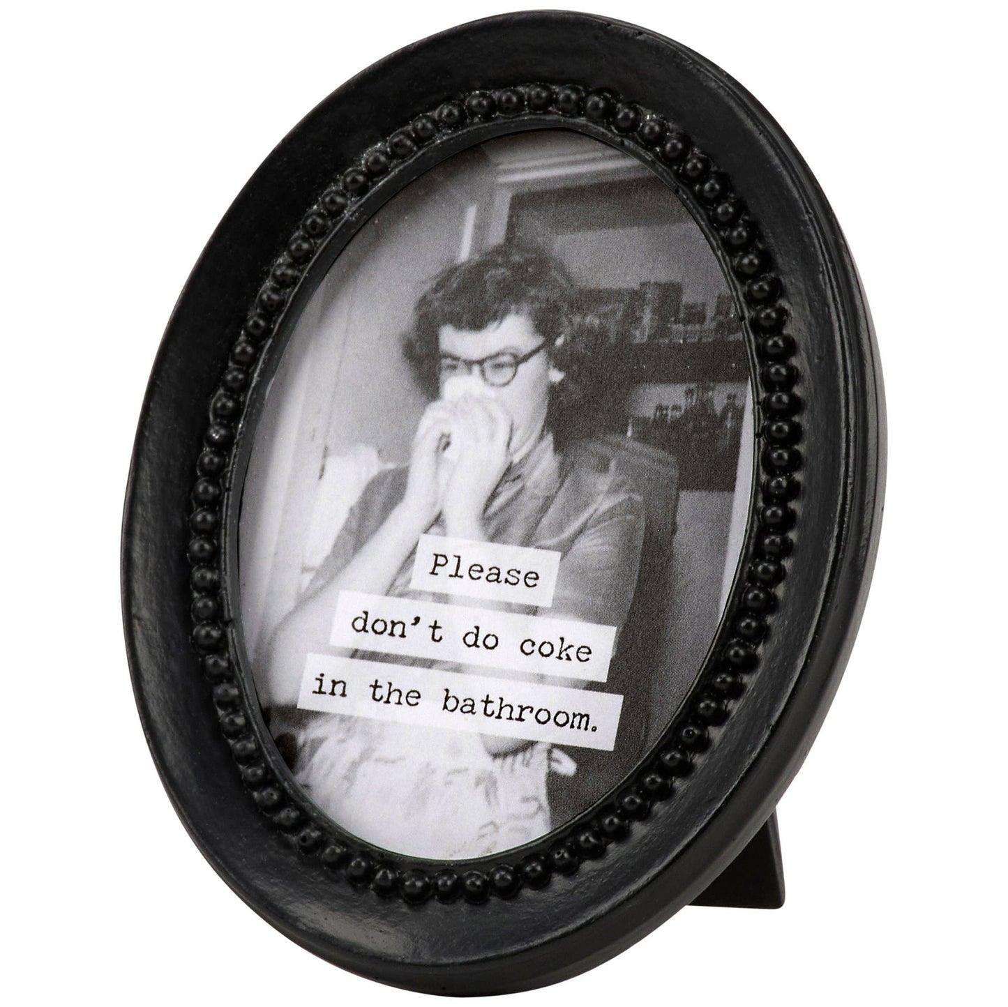 In The Bathroom Framed Art