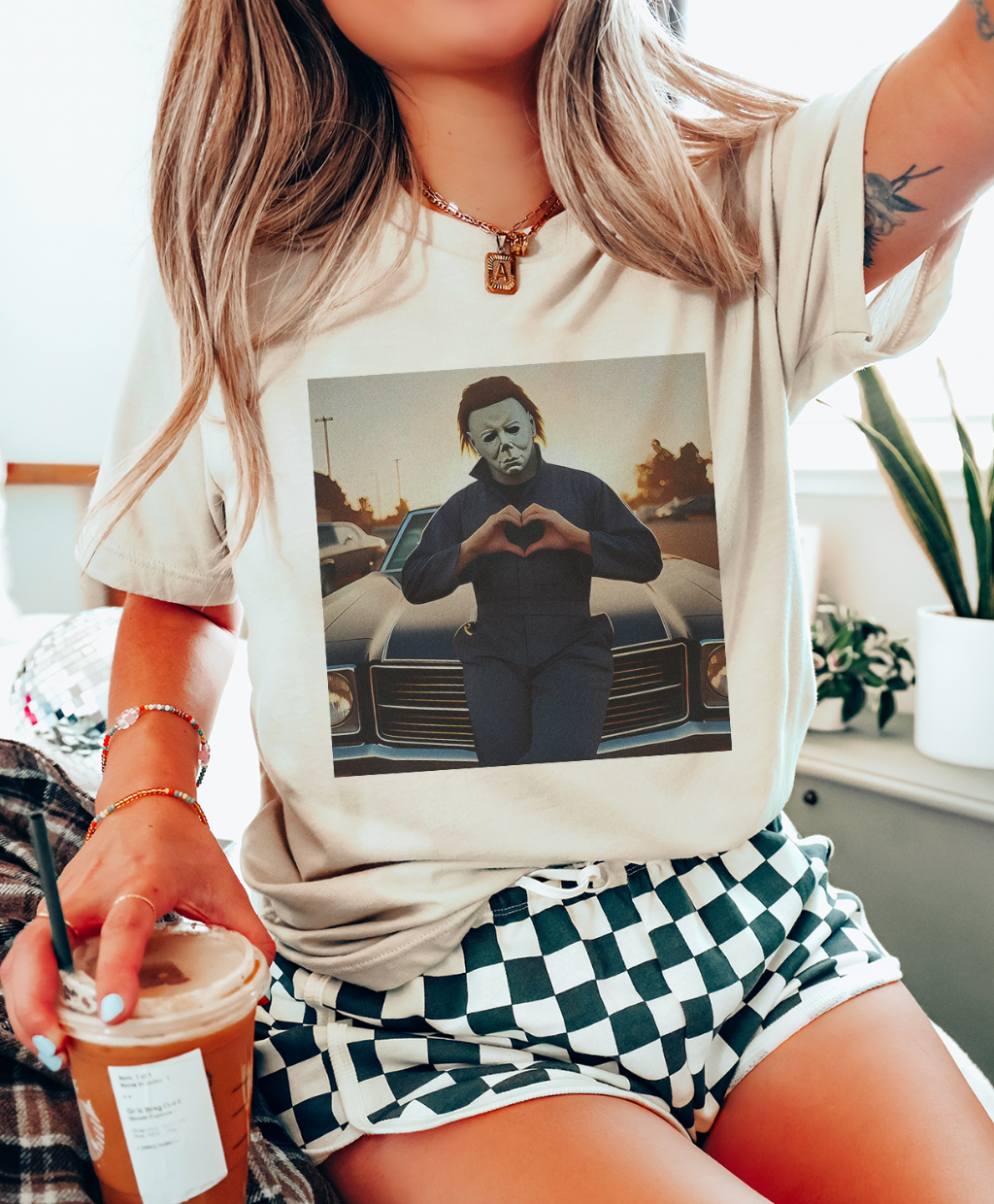 Michael Meyers Halloween Heart Hands - Cream