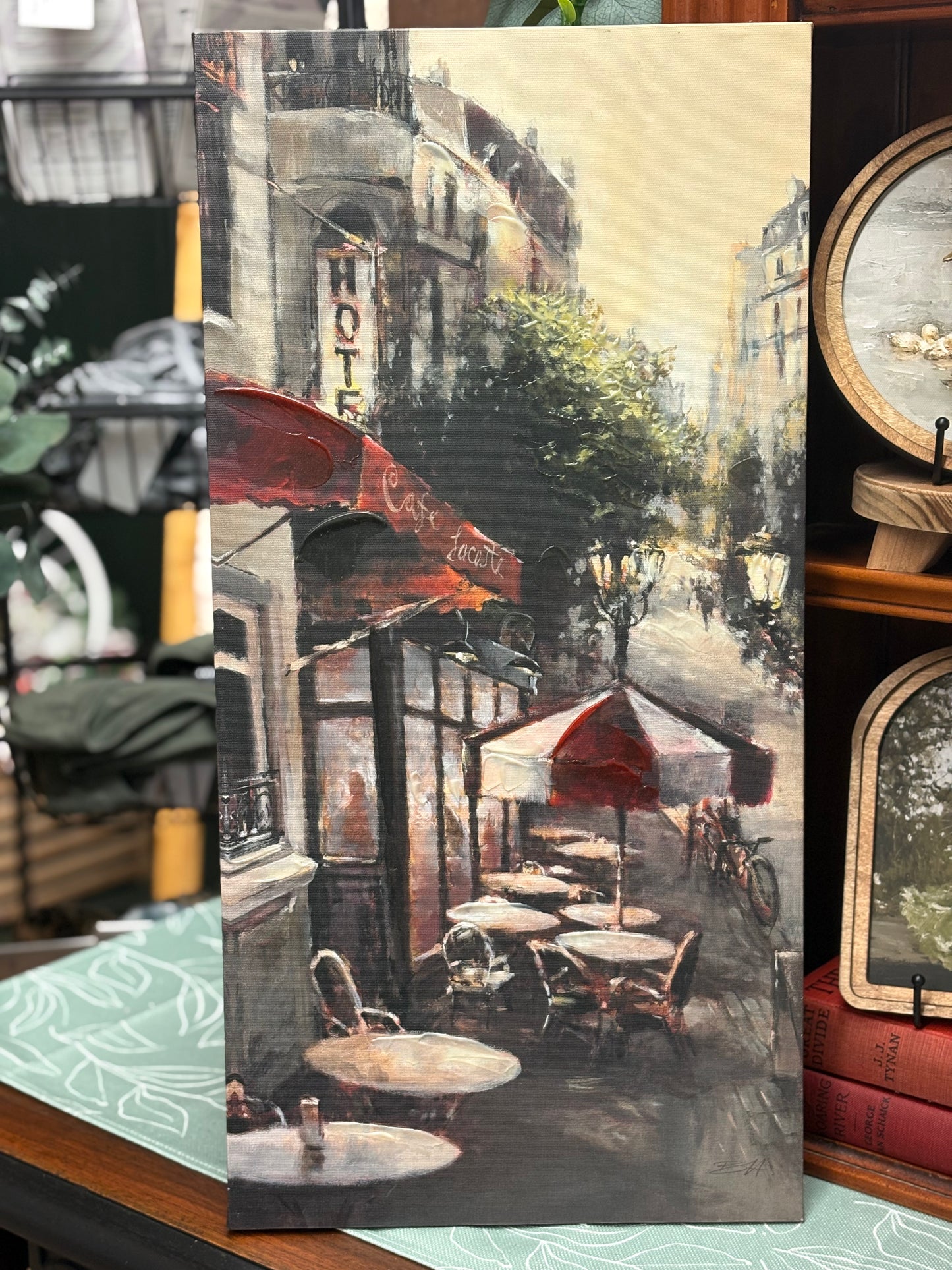 French Canvas Art, Assorted