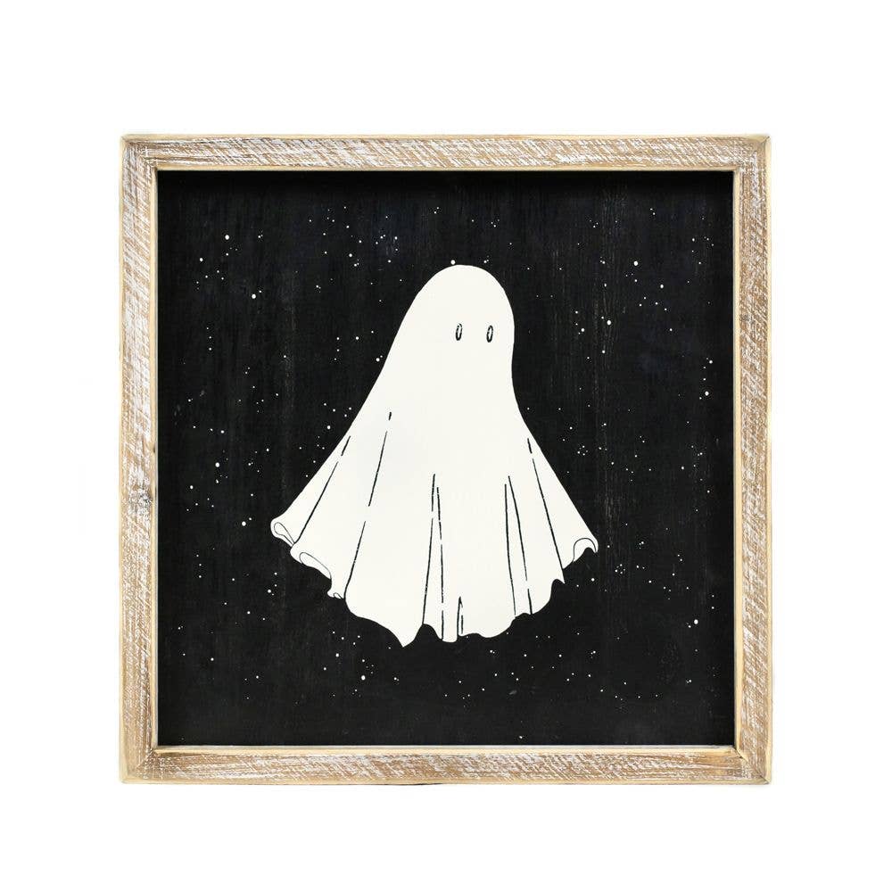 (GHOST/LEAF) Halloween Sign