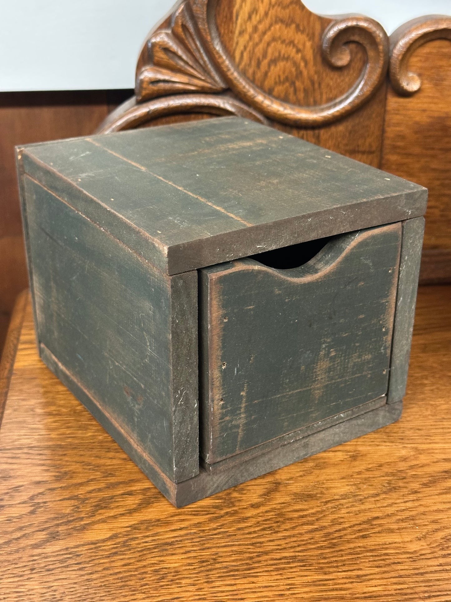 Wooden Box w/ Drawer