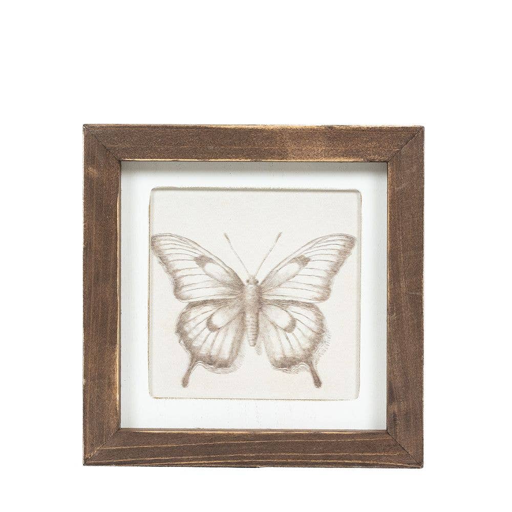 Hummingbird/Butterfly Reversible Sign