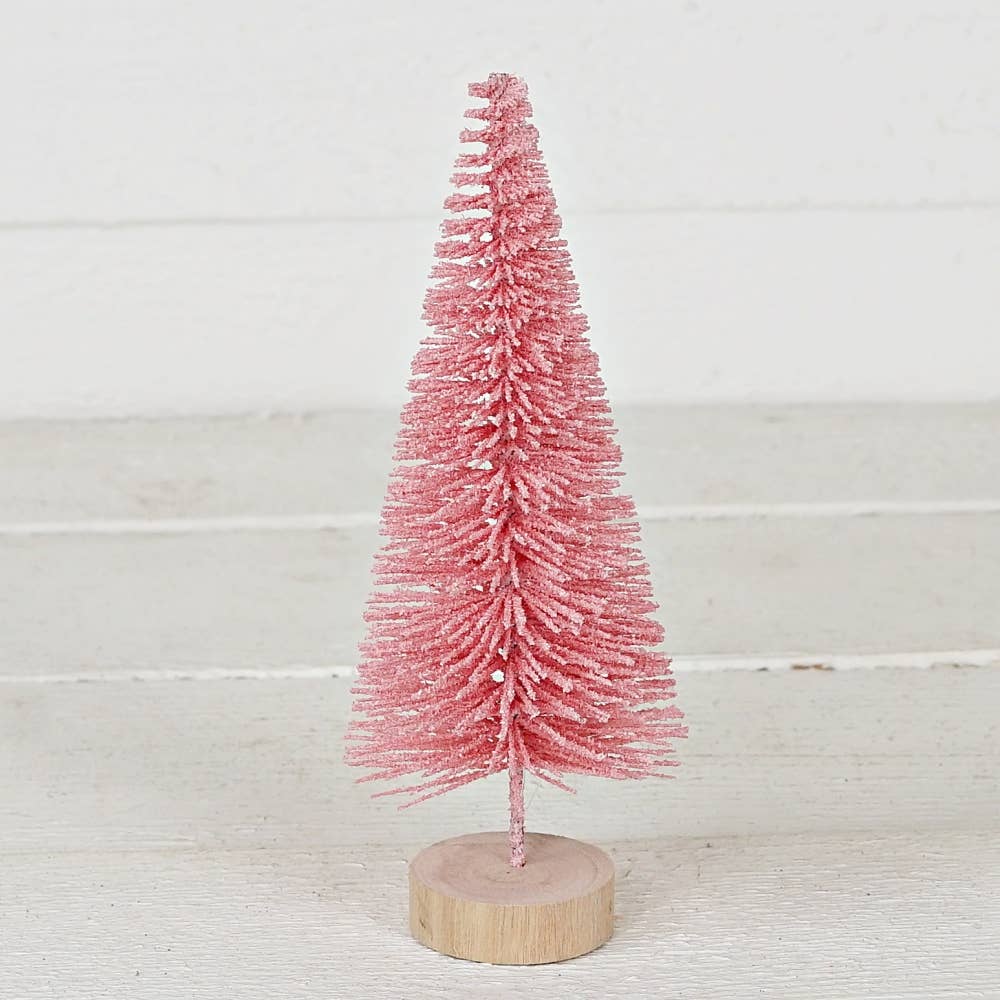 Pink bottle brush tree