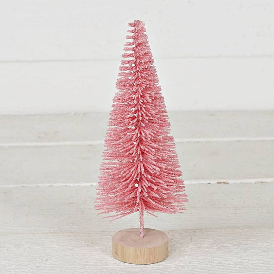 Pink bottle brush tree