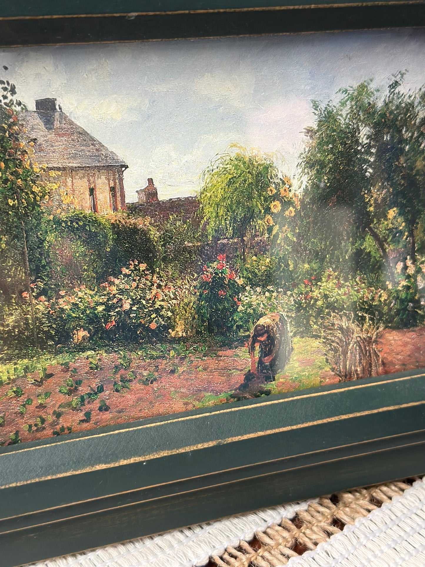 English Garden Antique Framed Art