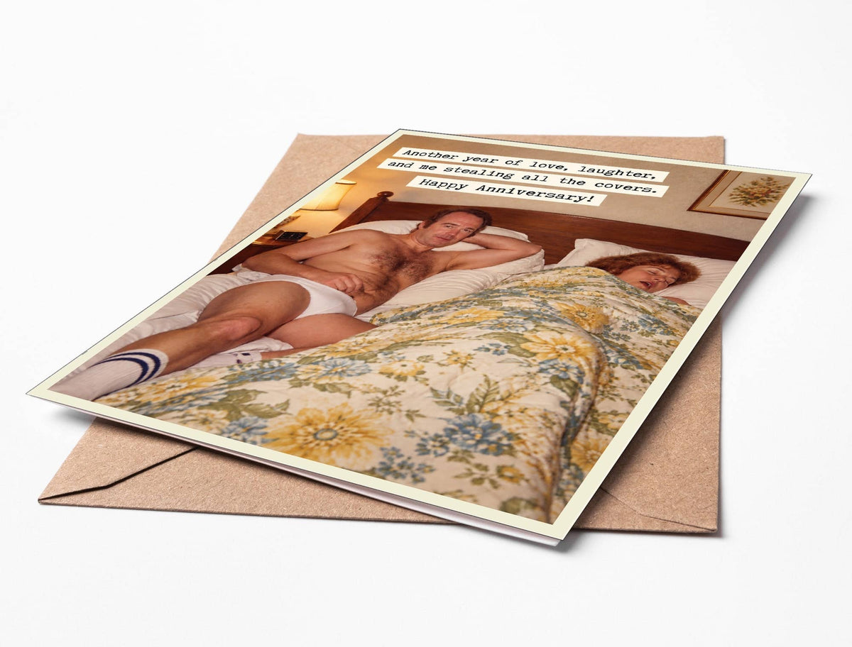 Steal The Covers Anniversary Card