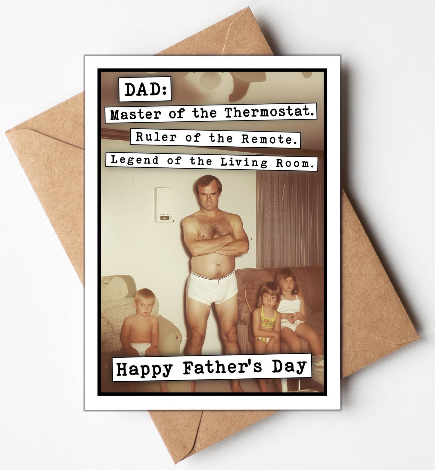 Thermostat Dad- Father's Day Card