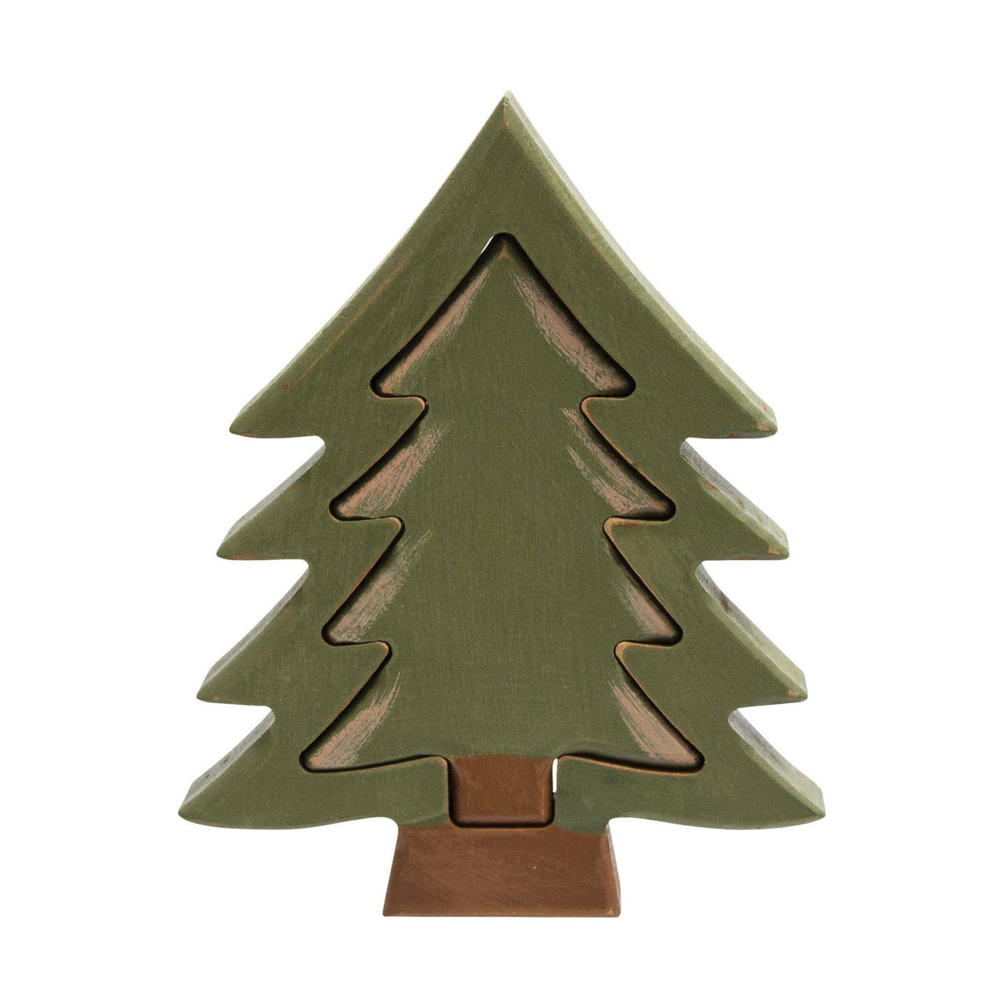 2/Set, Wooden Christmas Tree Cutouts