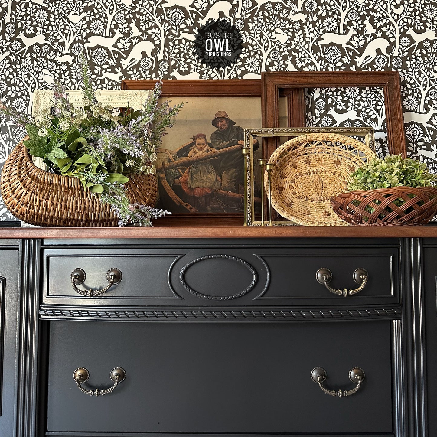 Federal-style Black Buffet