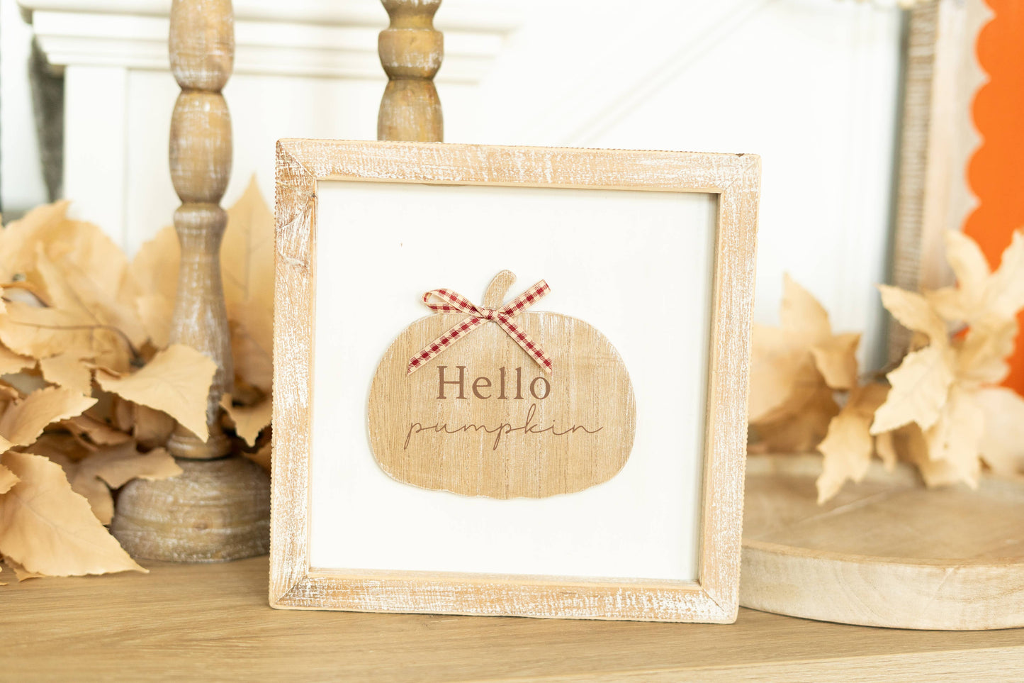 SPIDER/PUMPKIN Reversible Sign