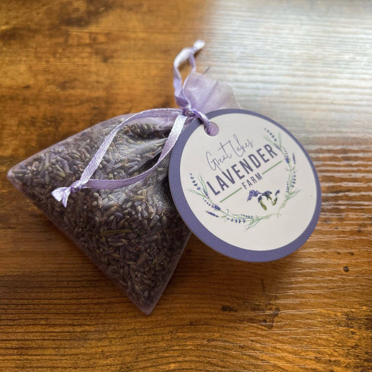 Great Lakes Lavender Farm Sachet Bag Filled with Lavender