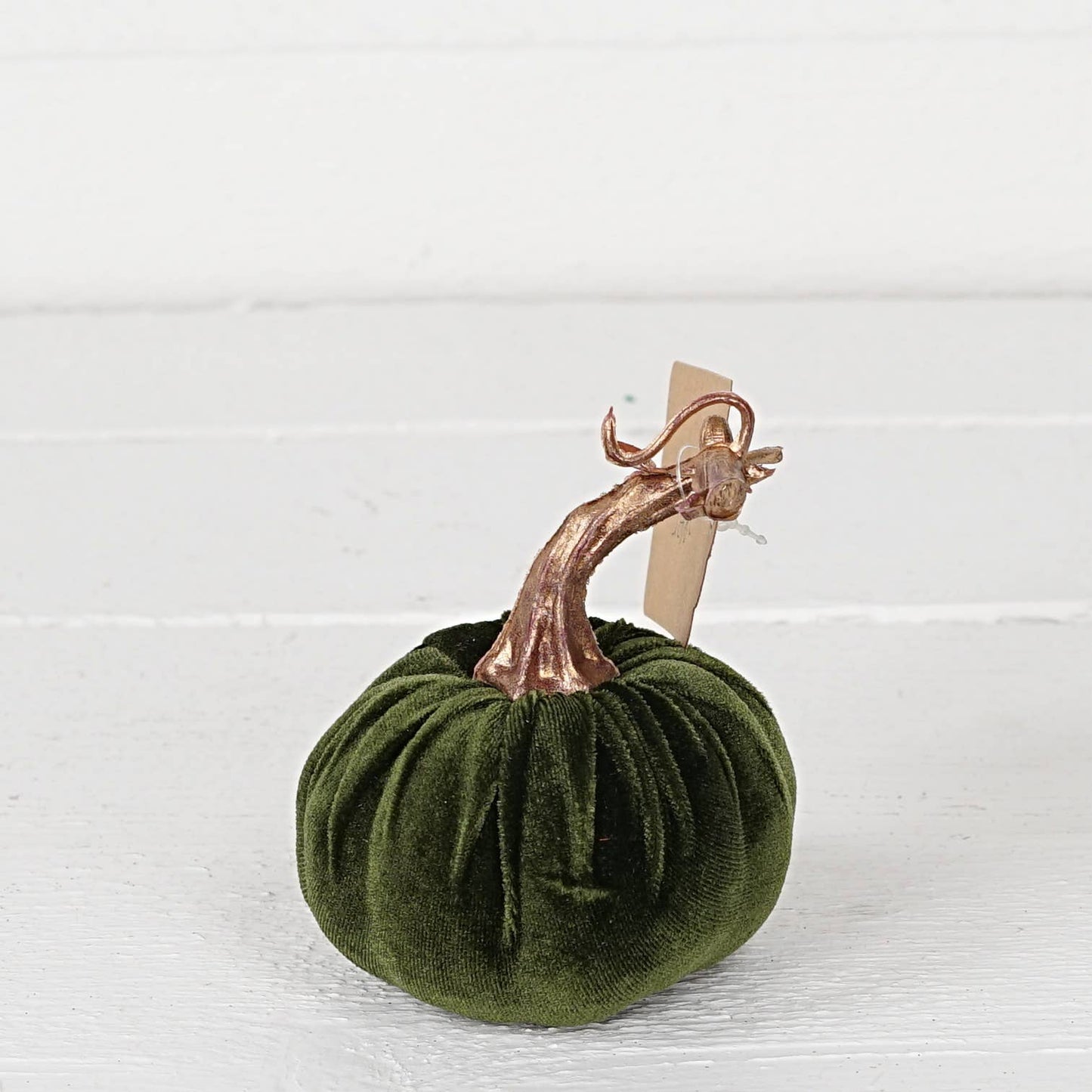 Green Velvet Pumpkin