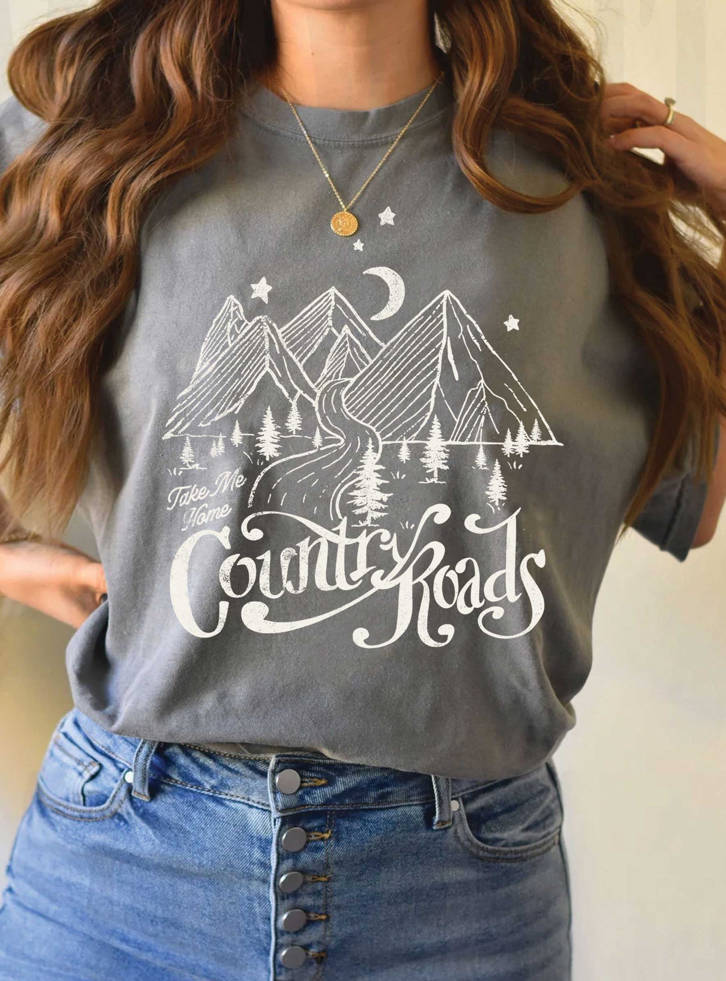 TAKE ME HOME COUNTRY ROADS GRAPHIC TSHIRTS