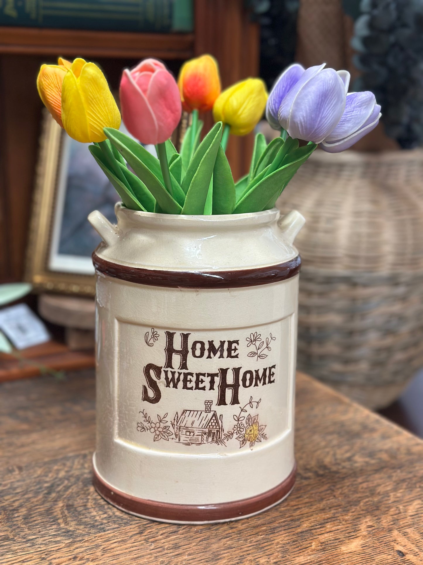 Vintage Stoneware Canister