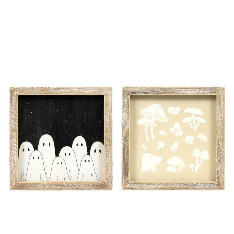 GHOST/MUSHROOM Reversible Sign