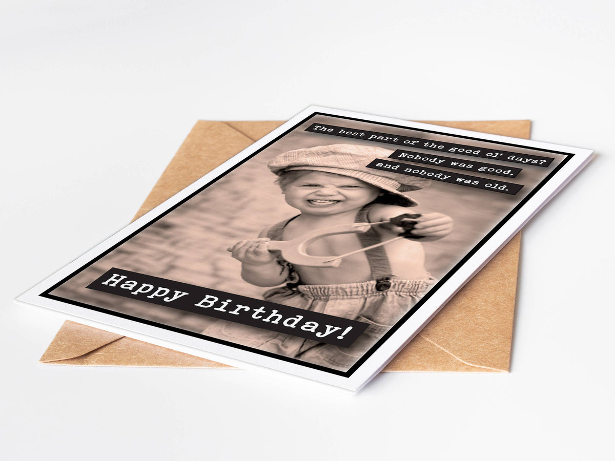 Good Ol' Days Greeting Card