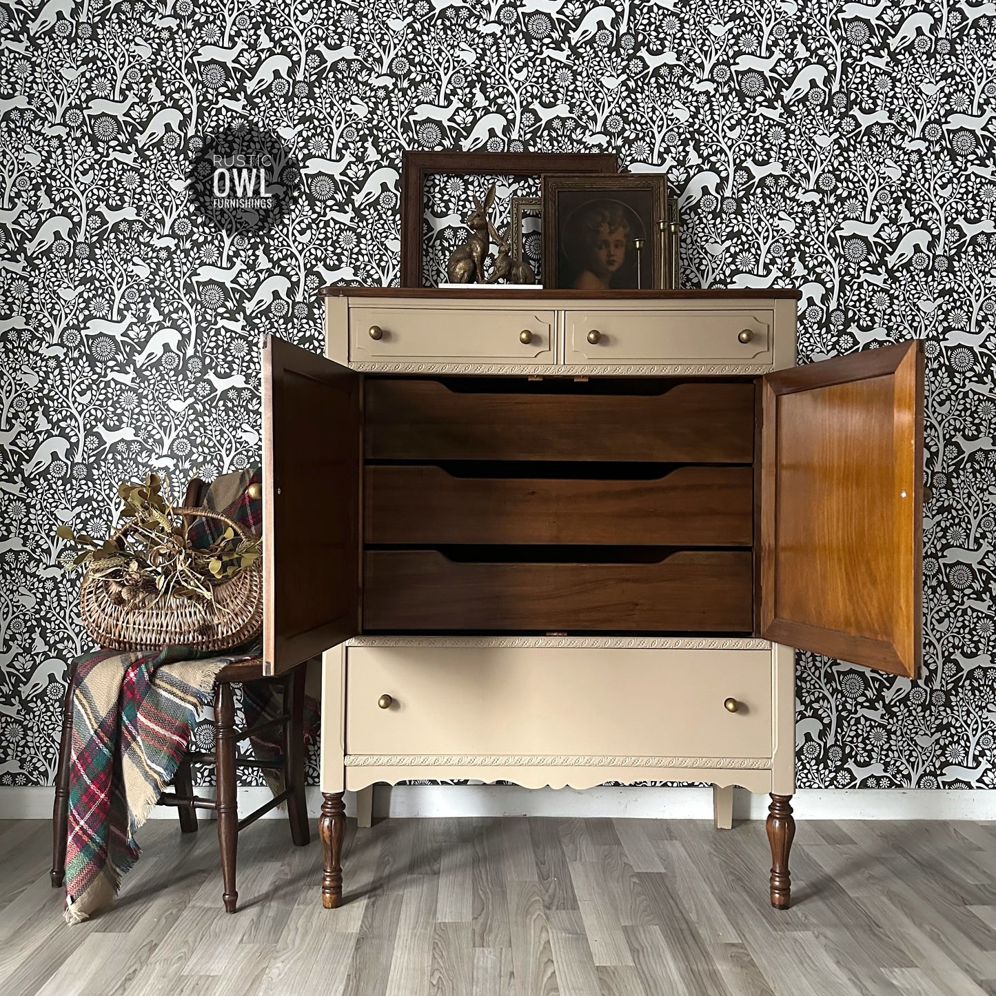 Taupe Armoire/Dresser