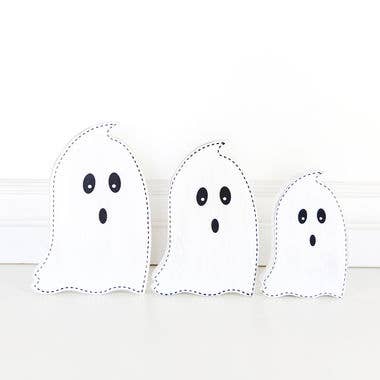 Wood Ghosts, Set of 3