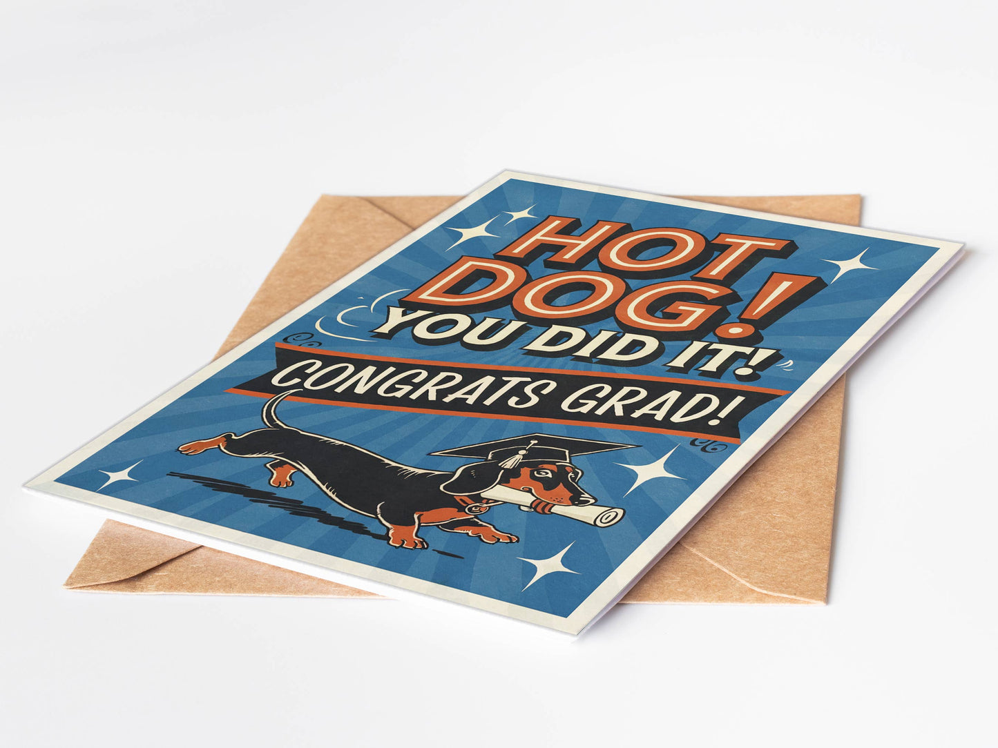 Hot Dog- Graduation Card