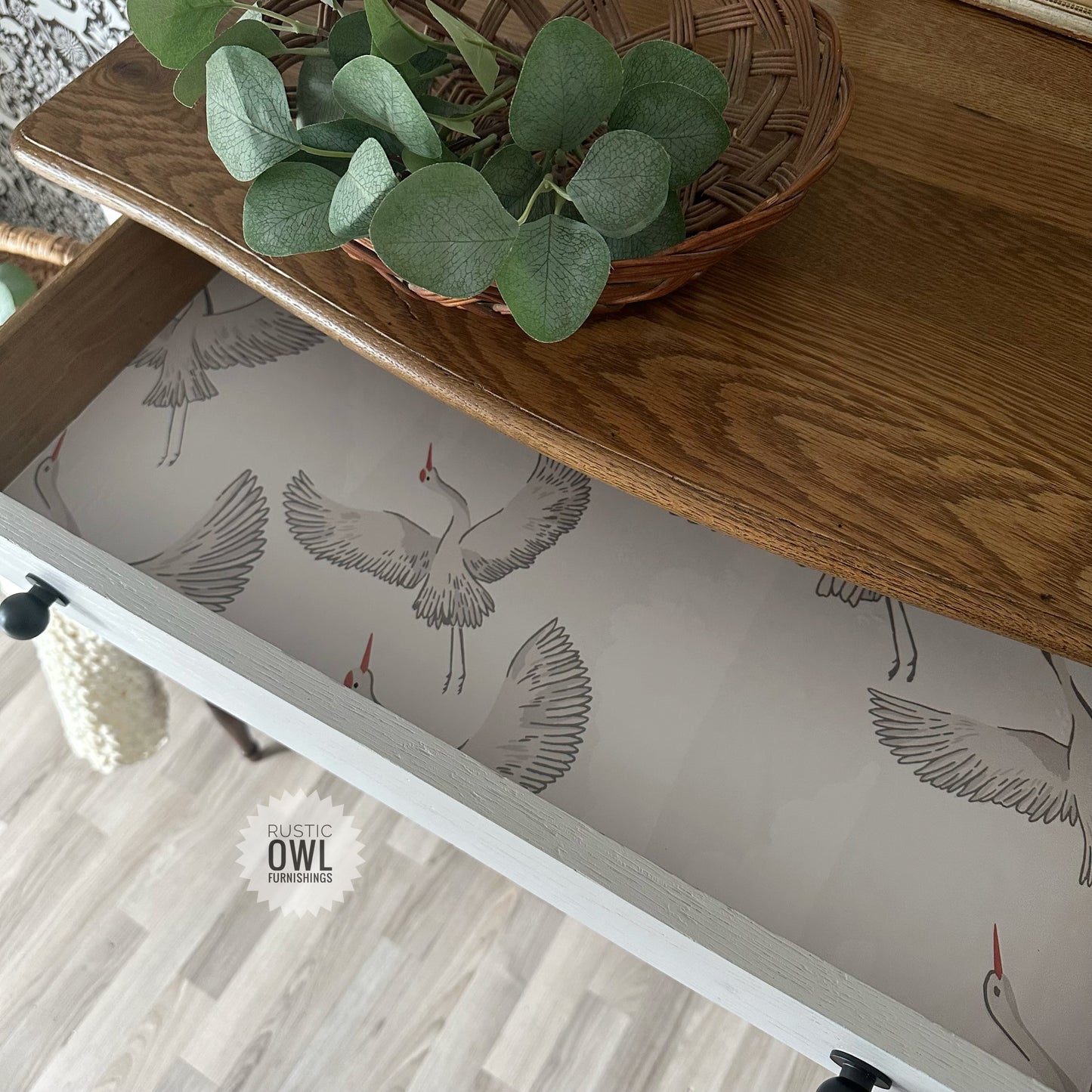 Light Gray Oak Dresser