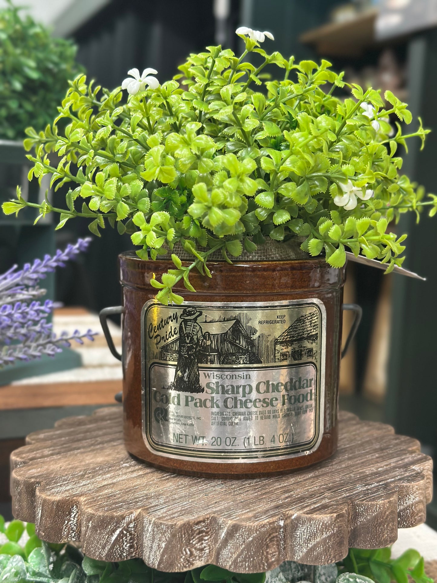 Vintage Cheese Crock