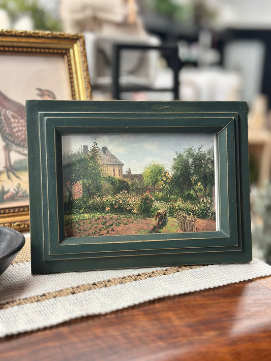 English Garden Antique Framed Art