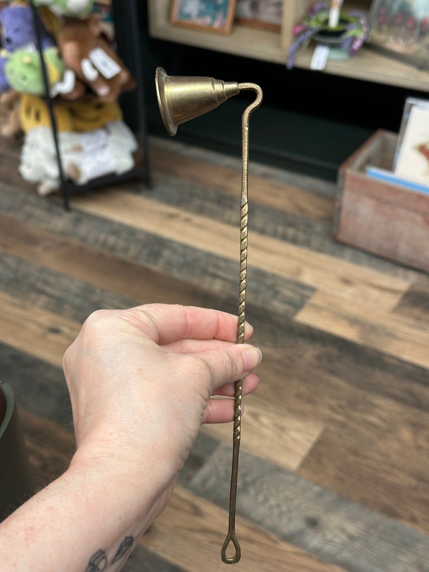 Vintage Solid Brass Candle Snuffer