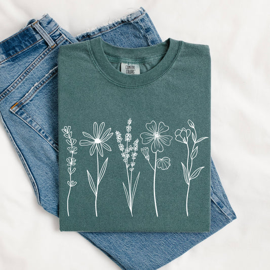 Wildflowers T Shirt, Wildflowers Tee, Wildflowers Shirt