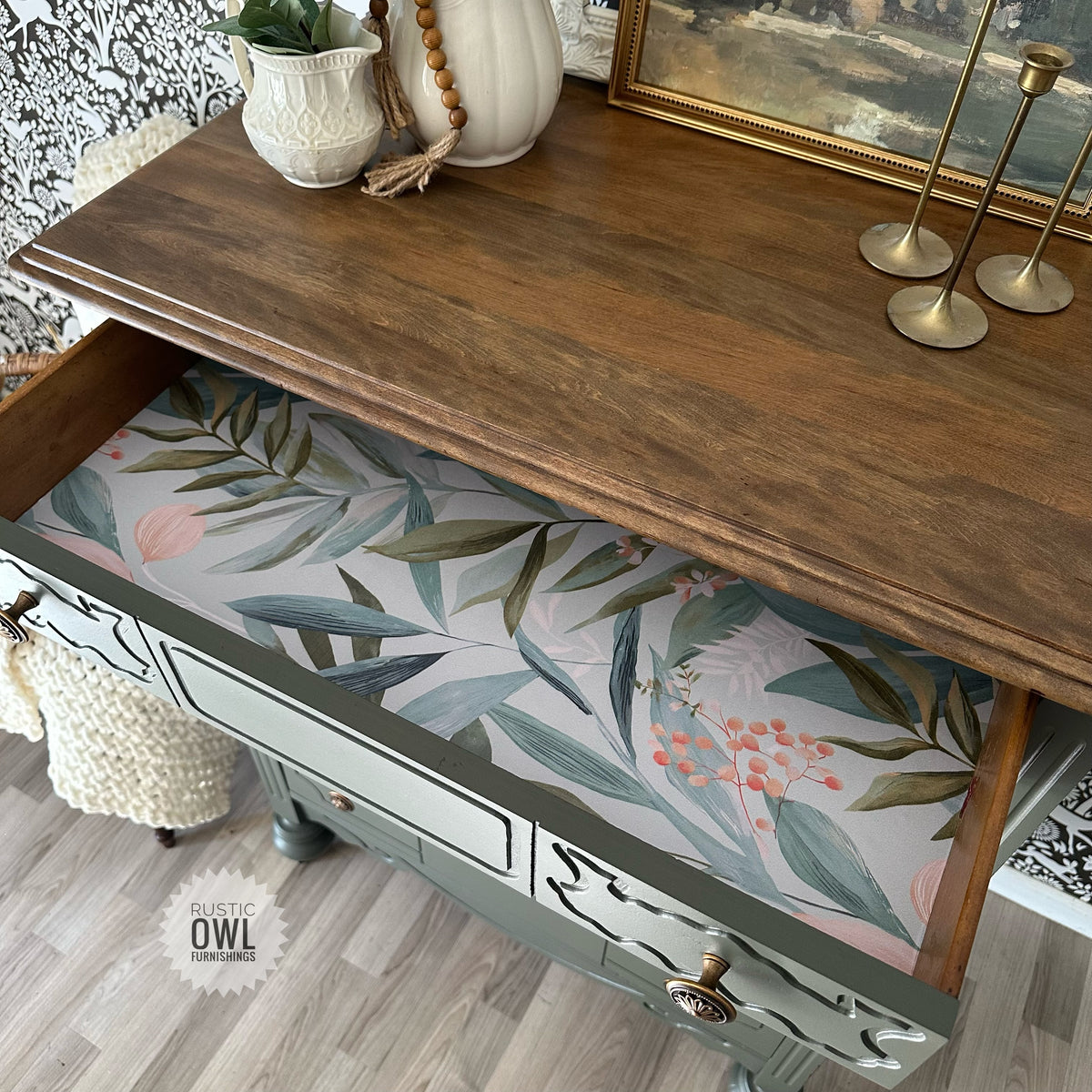 Vintage Highboy Dresser