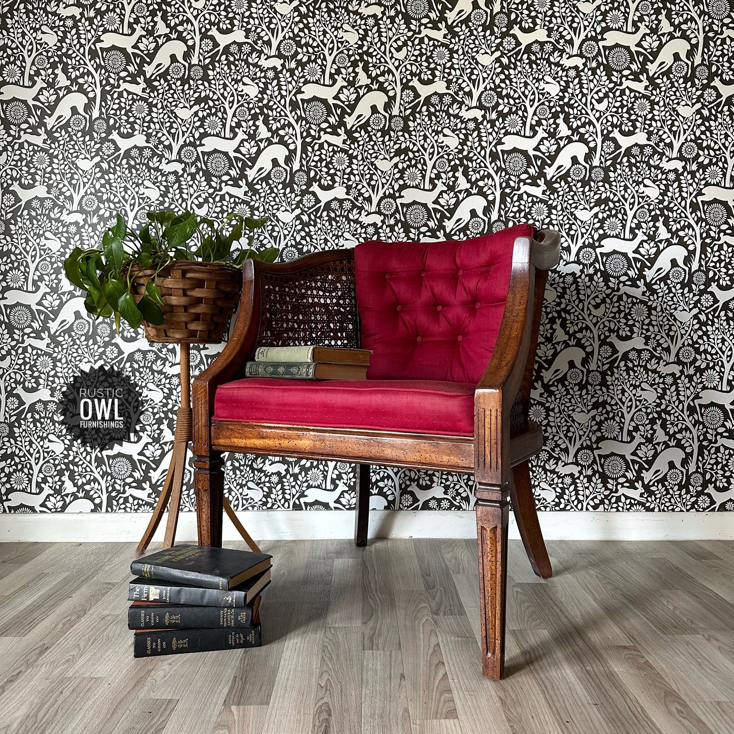 Red Cane Chair