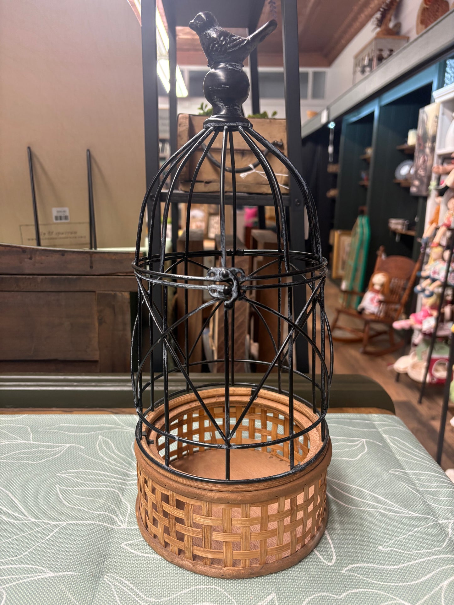 Decorative Wicker Bird Cage