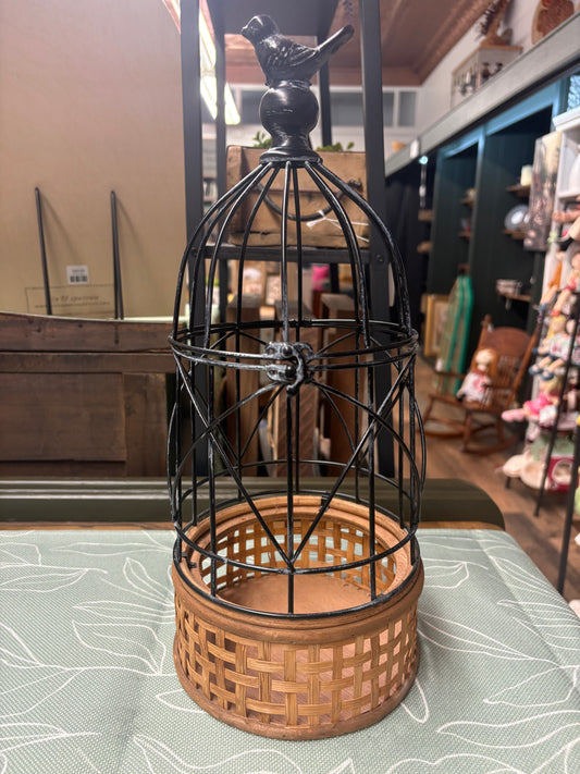 Decorative Wicker Bird Cage