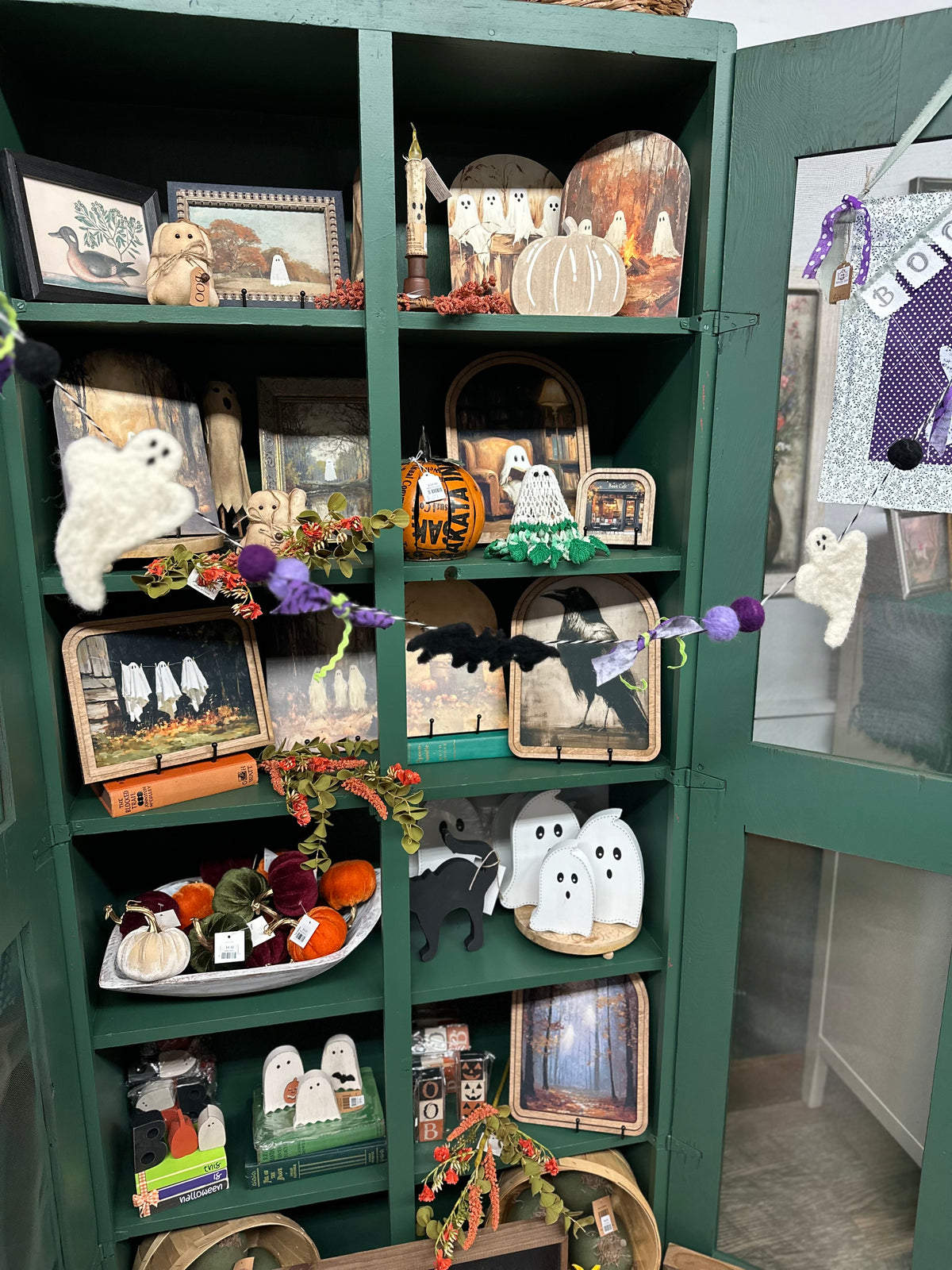 Hand Felted Halloween Garland