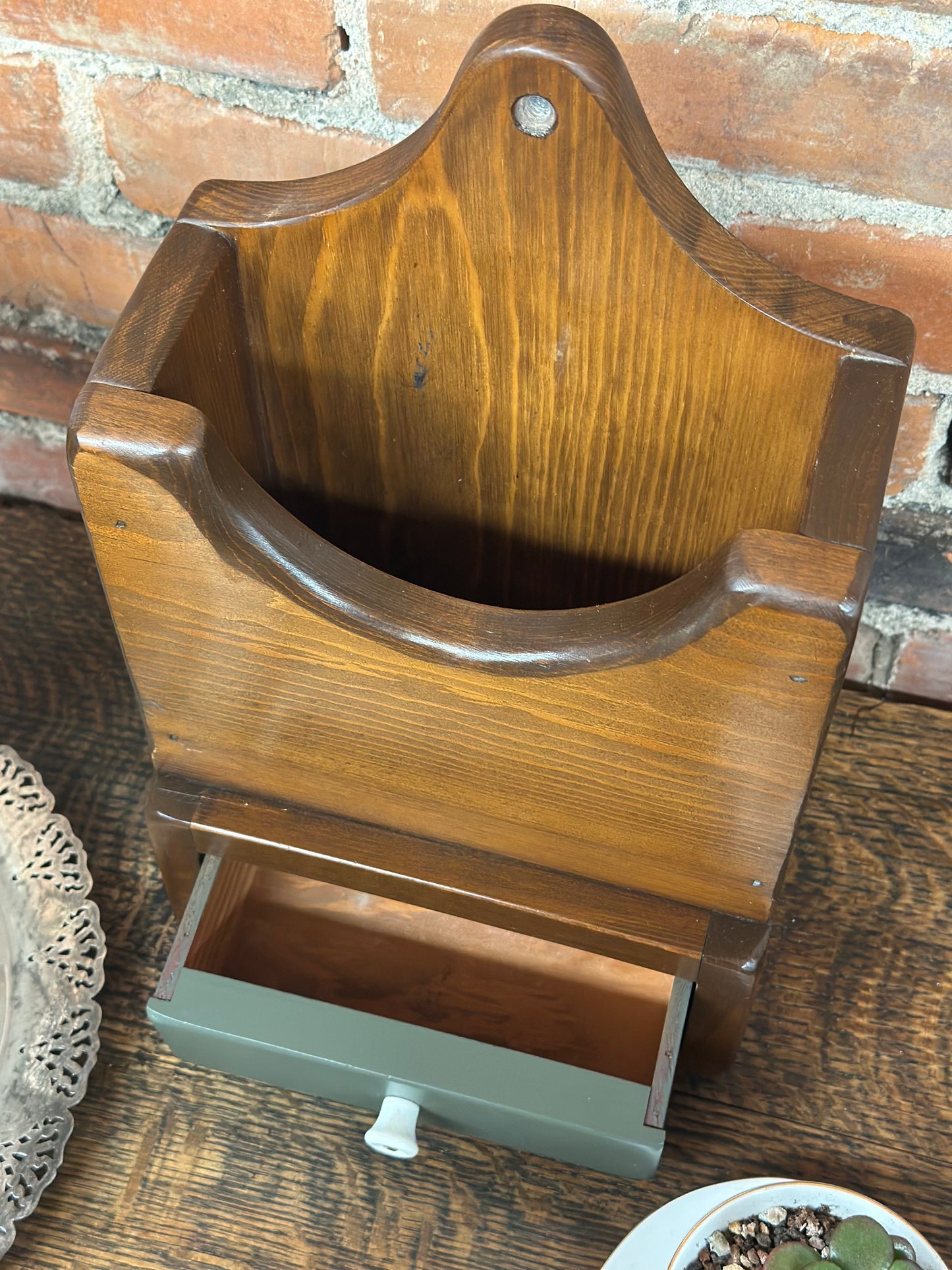 Vintage Wooden Organizer