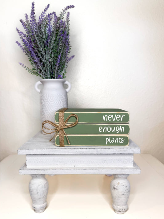 Never Enough Plants Book Stack