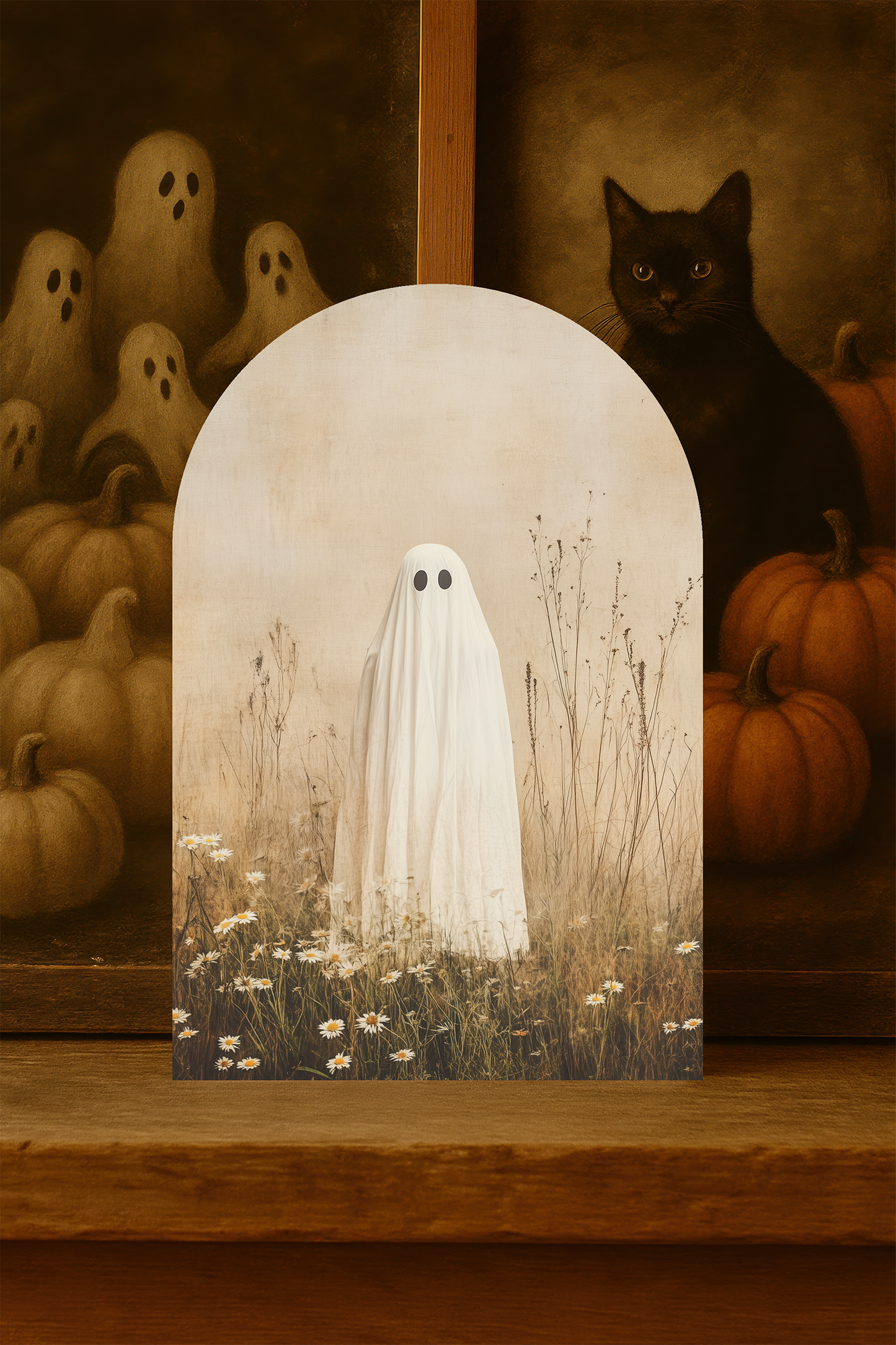 Ghost in the Wildflowers Arch Sign