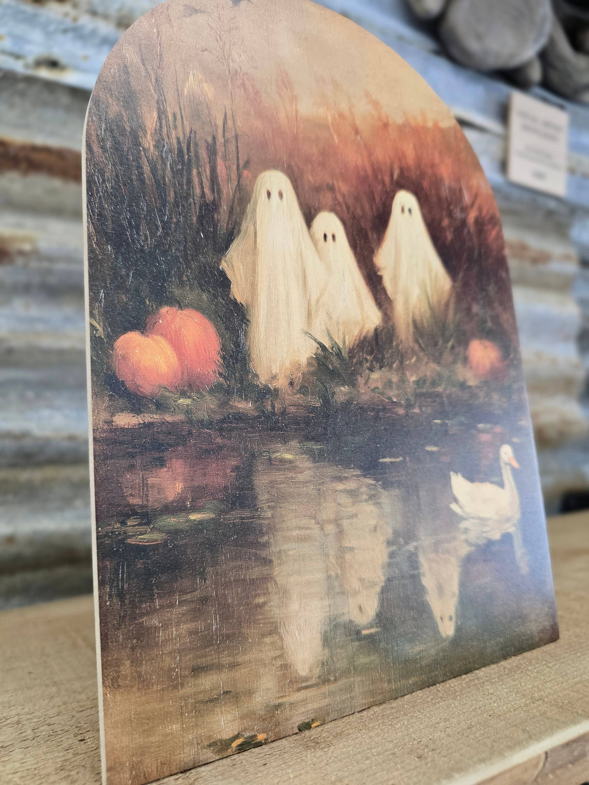Ghosts by the Pond Arch Sign