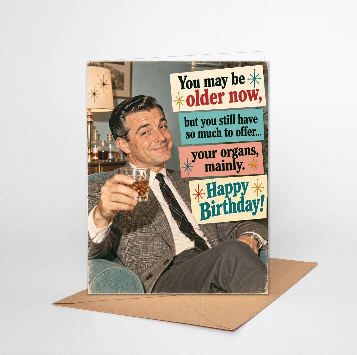 Older Now Greeting Card