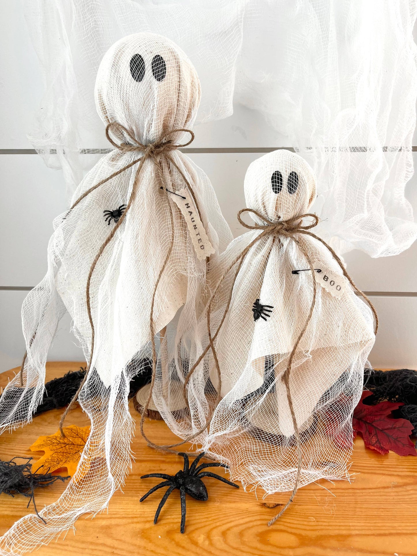 Rustic Primitive Halloween Ghost-3 Sizes