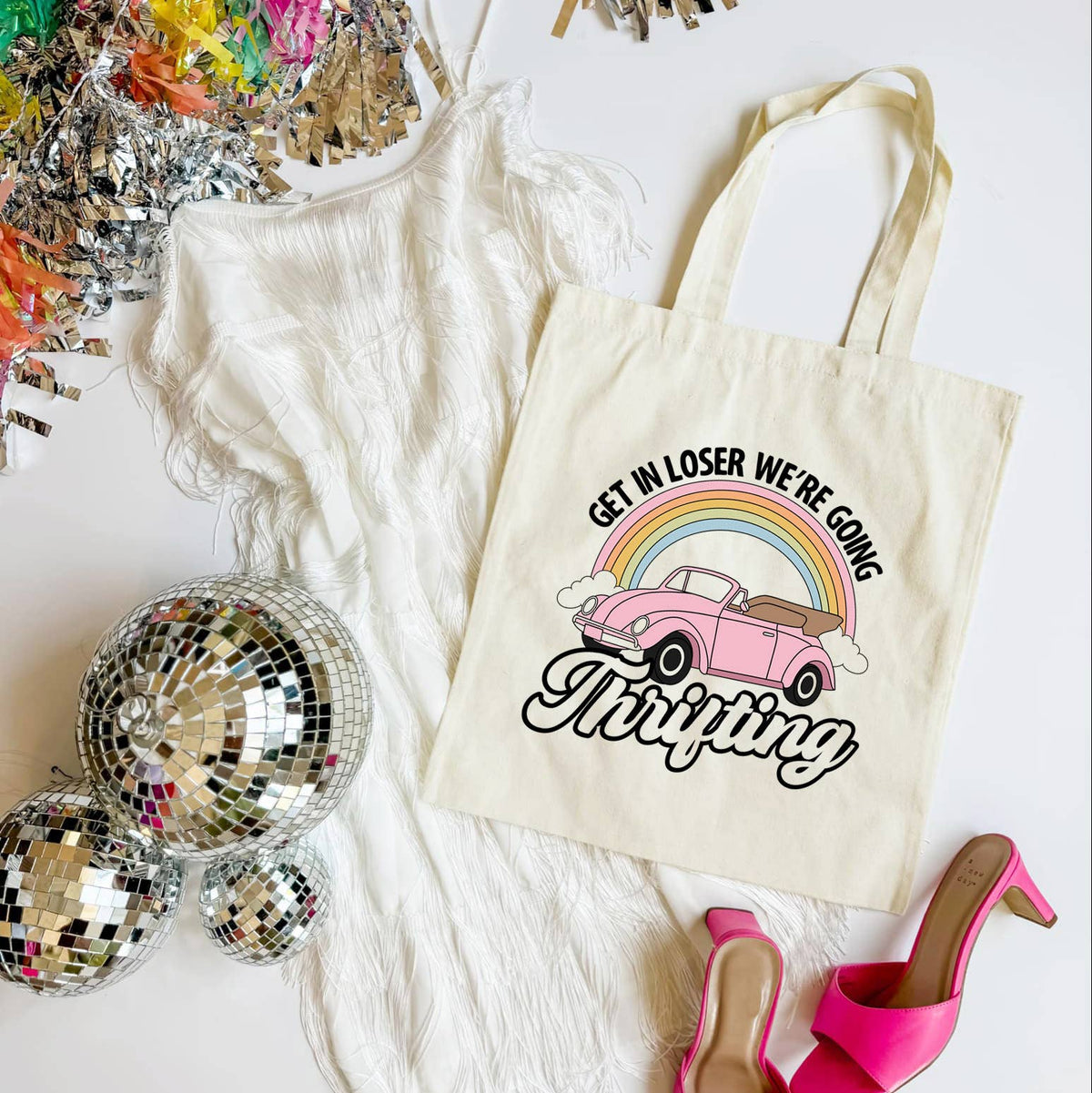 Get In Loser Tote Bag