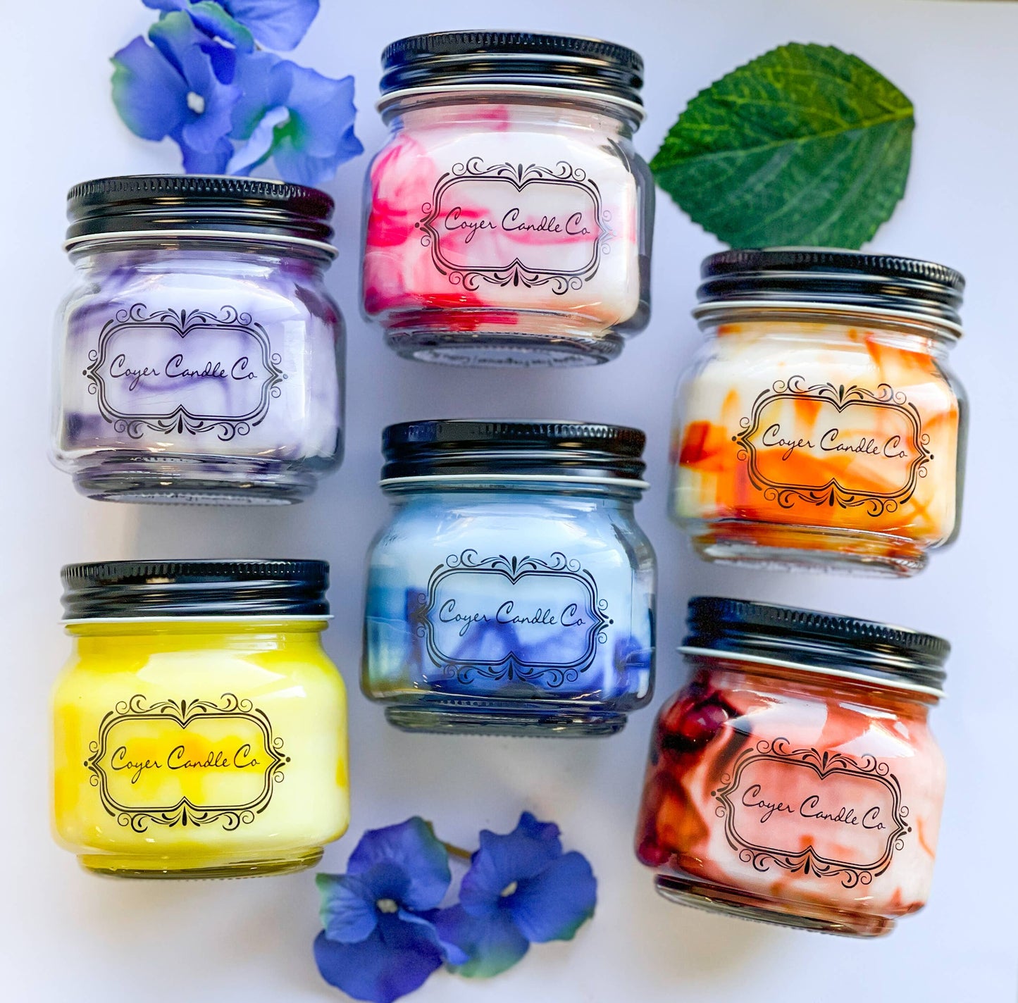 8 oz. Mason Jar Candles - Spring Collection