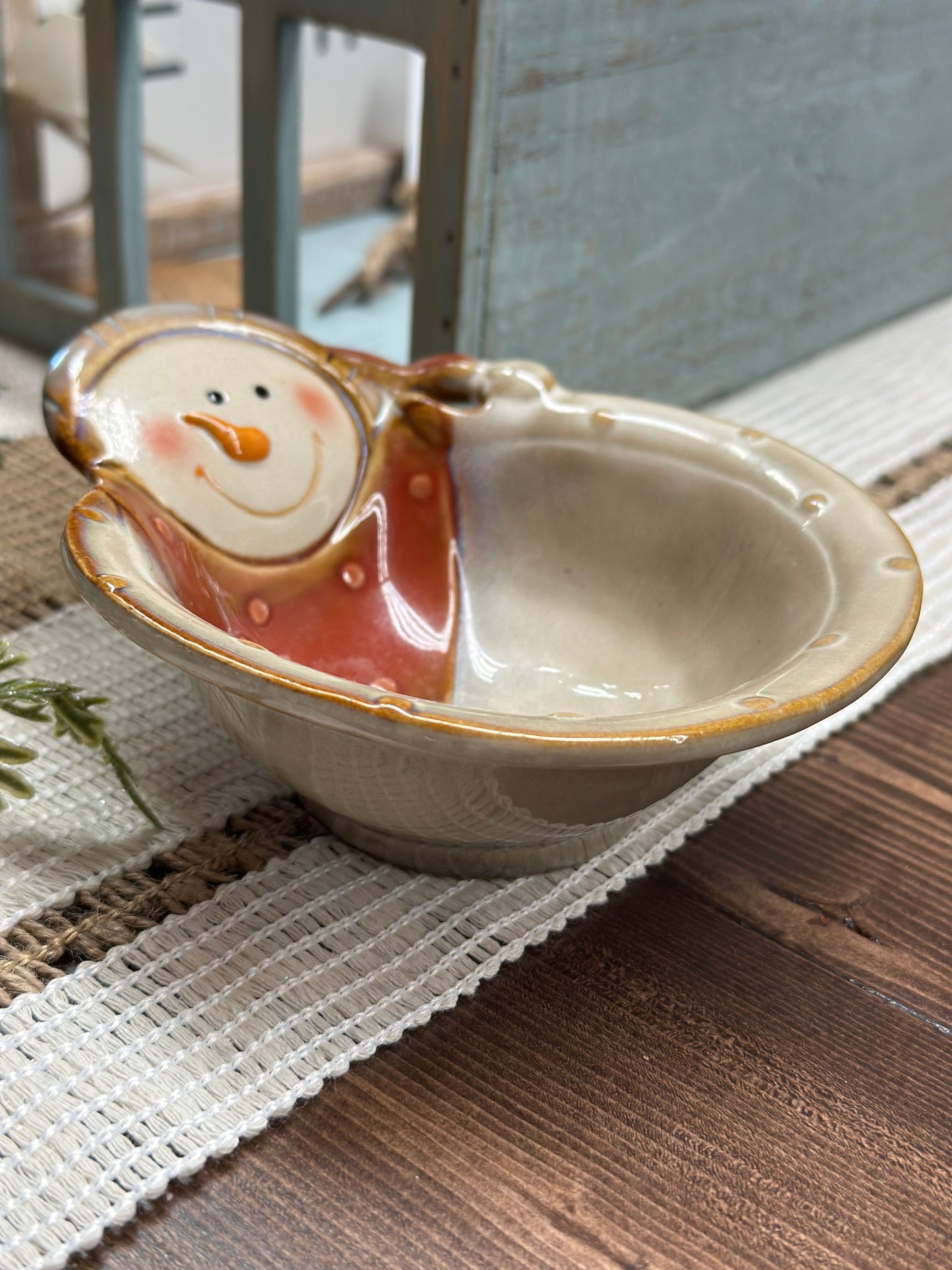 Snowman Trinket Dish