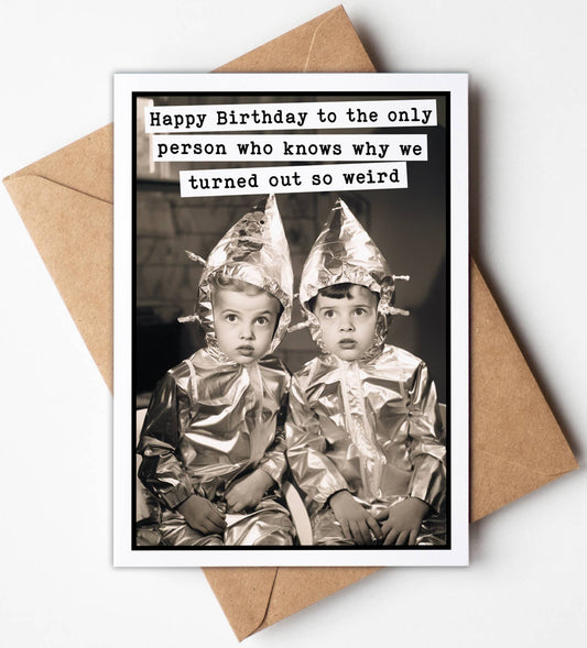Siblings Birthday Card