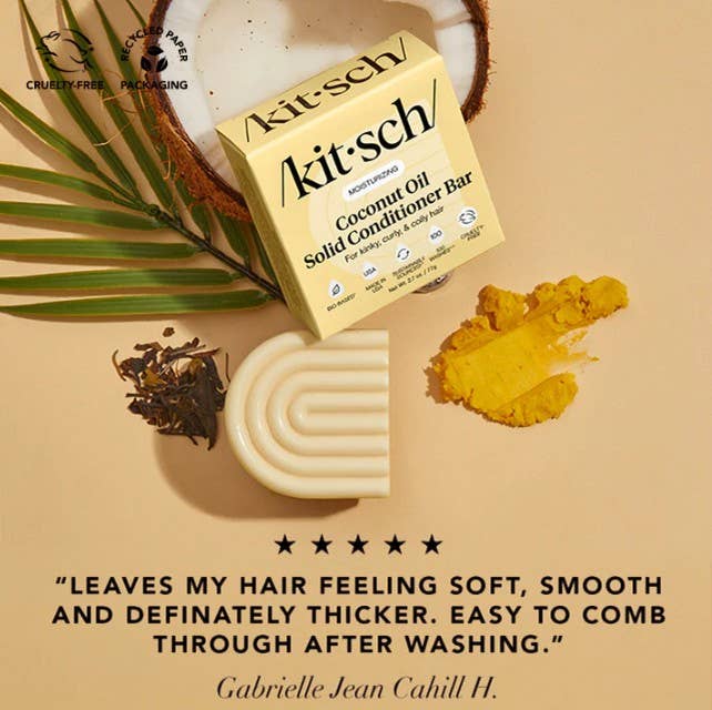 Coconut Oil Conditioner Bar for Dry Damaged Hair