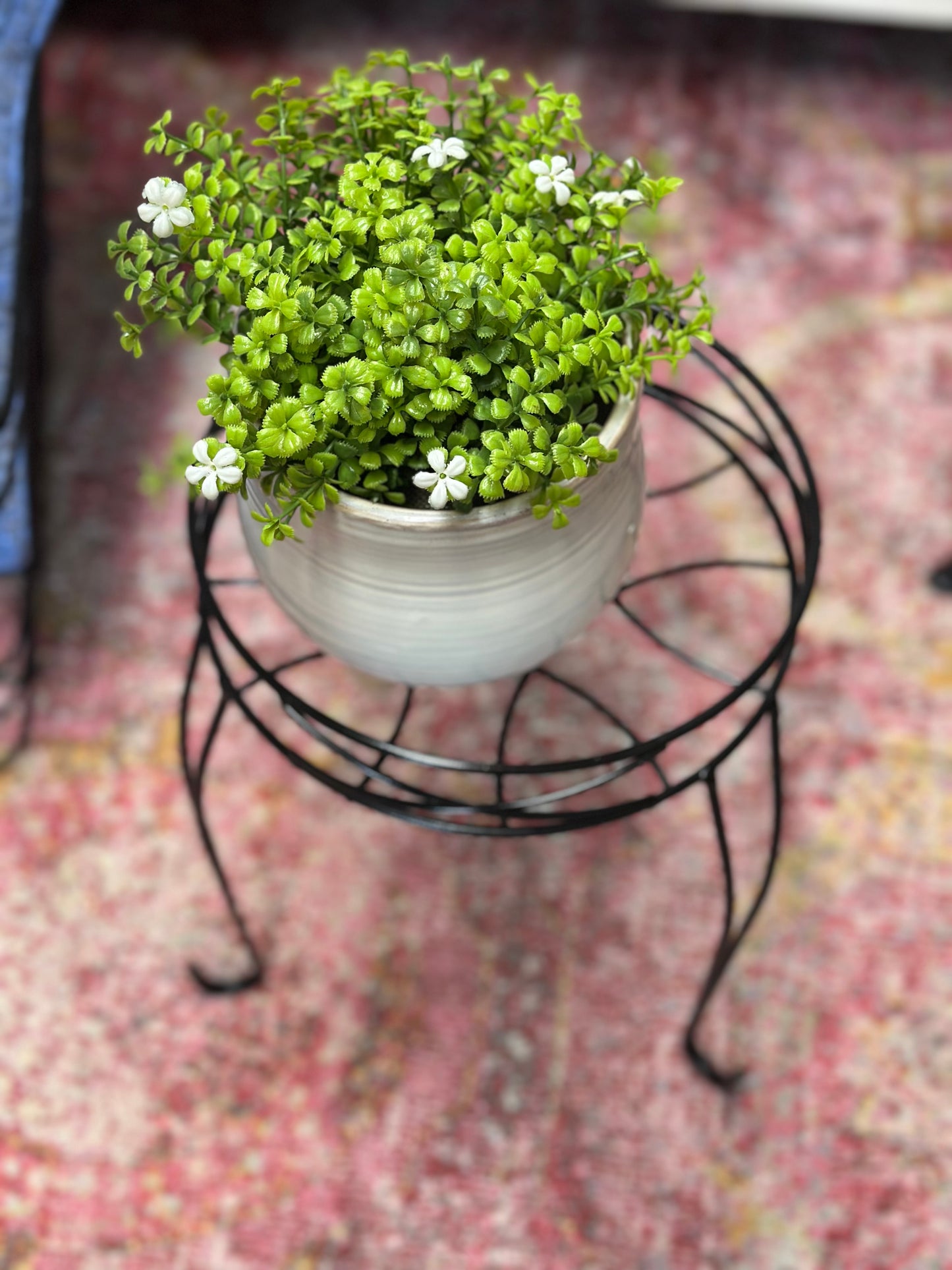 Small Iron Plant Stand