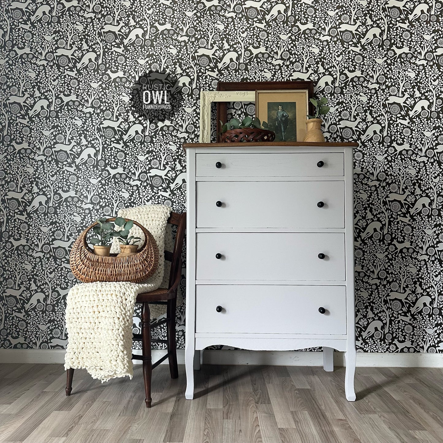 Light Gray Oak Dresser