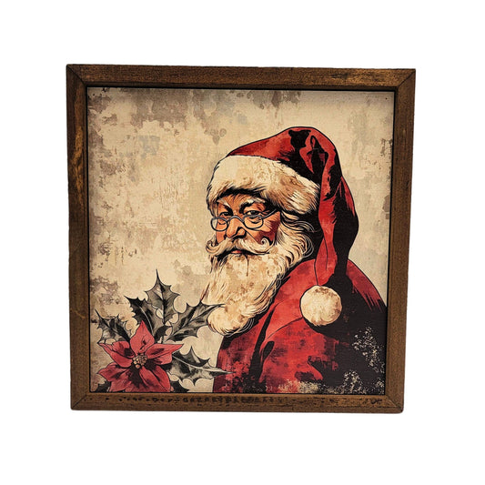 Vintage Santa Christmas Decor - Holiday Decor